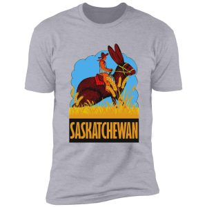 saskatchewan canada vintage travel decal shirt