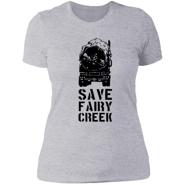 save fairy creek lady t-shirt