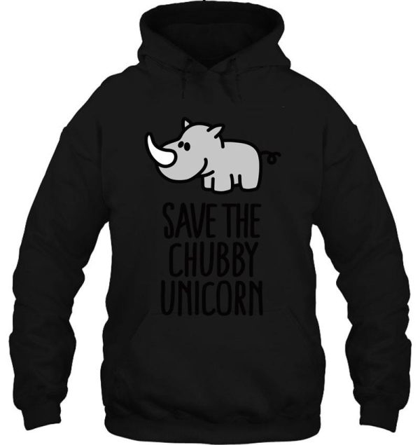 save the chubby unicorn hoodie