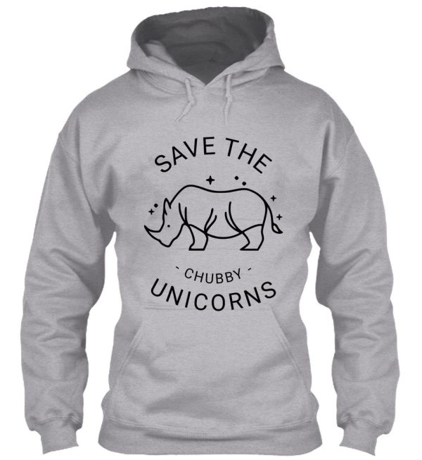 save the chubby unicorns hoodie