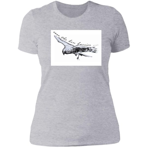 save the hen harrier lady t-shirt
