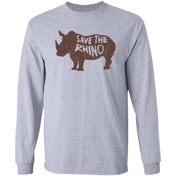 save the rhino long sleeve