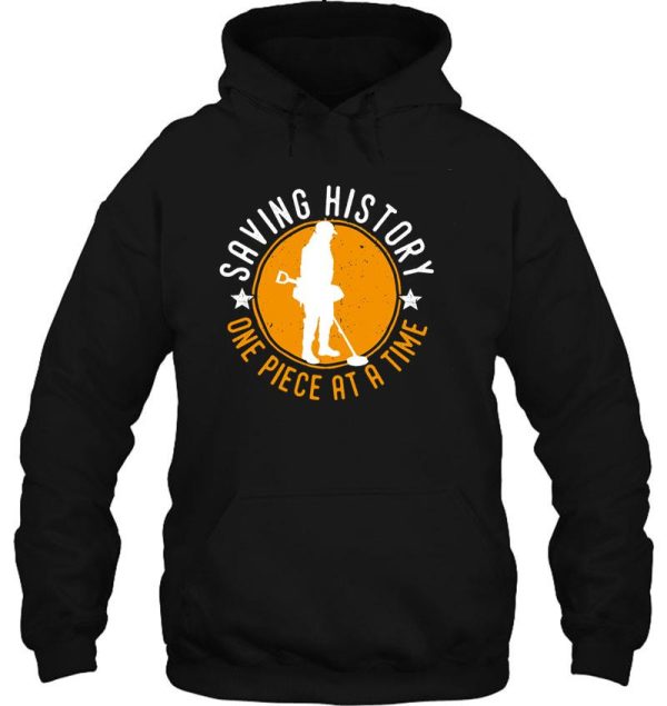 saving history metal detecting hoodie