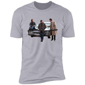 saving people. hunting things. the family business. shirt