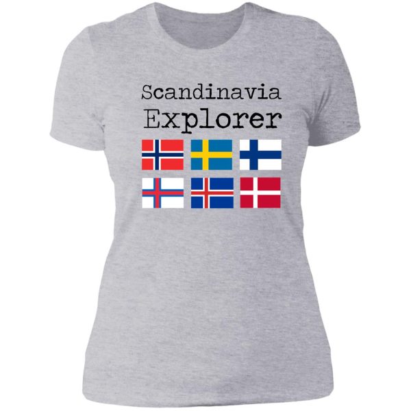 scandinavia explorer lady t-shirt