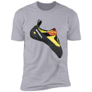 scarpa drago cimbing shoe vector painting shirt