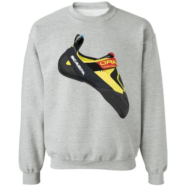 scarpa drago cimbing shoe vector painting sweatshirt