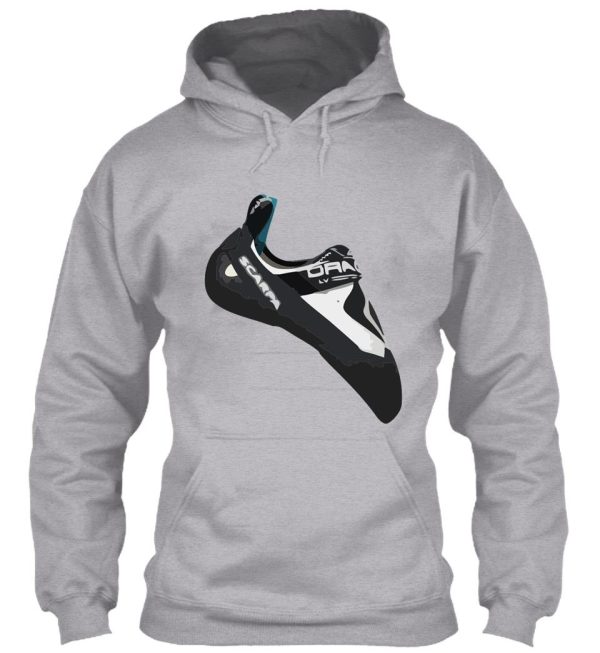 scarpa drago lv cimbing shoe vector painting hoodie