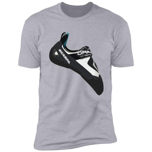 scarpa drago lv cimbing shoe vector painting shirt