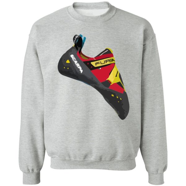 scarpa furia cimbing shoe vector painting sweatshirt