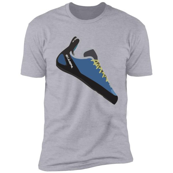 scarpa helix climbing shoe vector painting shirt