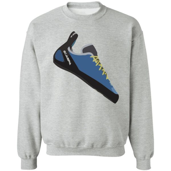 scarpa helix climbing shoe vector painting sweatshirt