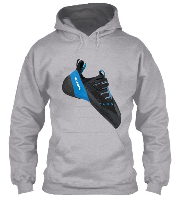 scarpa instinct vsr climbing shoe vector painting hoodie