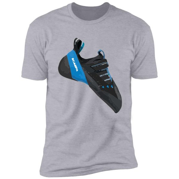 scarpa instinct vsr climbing shoe vector painting shirt