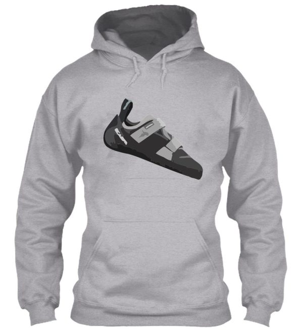 scarpa origin climbing shoe vector painting hoodie