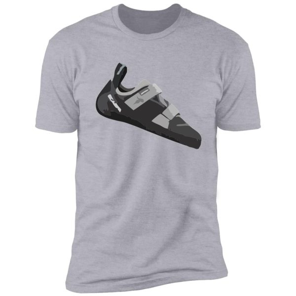 scarpa origin climbing shoe vector painting shirt