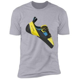 scarpa vapour climbing shoe vector painting shirt