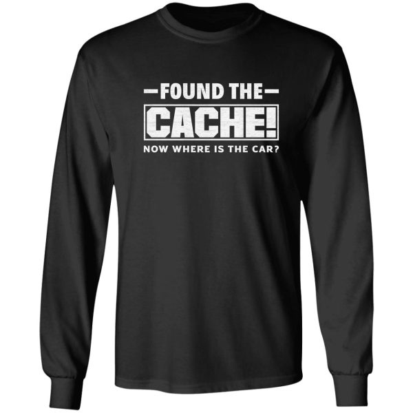 scavenger hunting geocacher funny geocaching long sleeve