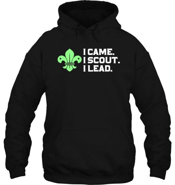 scout leader scouting fleur de lis hoodie