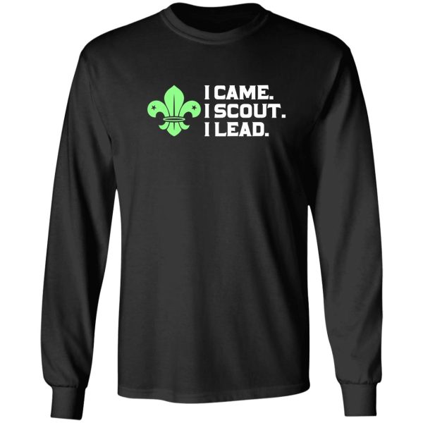 scout leader scouting fleur de lis long sleeve