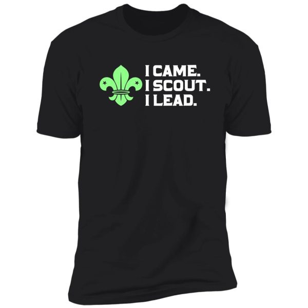 scout leader scouting fleur de lis shirt