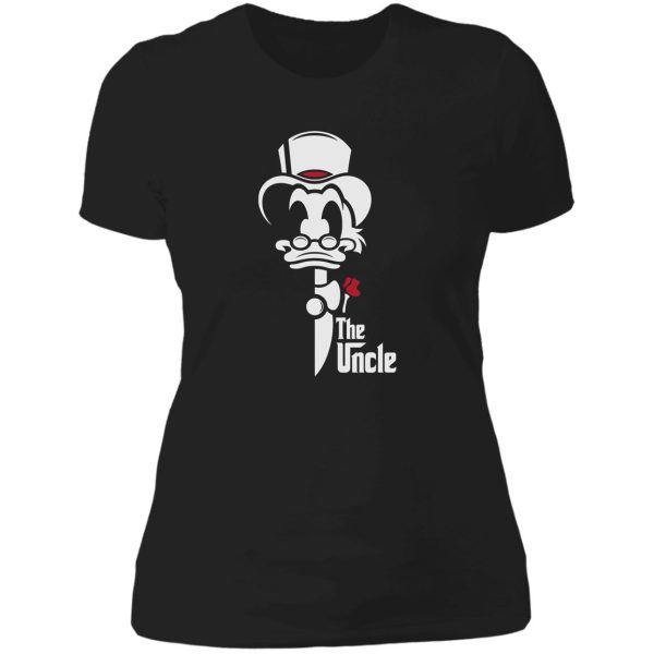 scrooge mcduck - the uncle shirt lady t-shirt