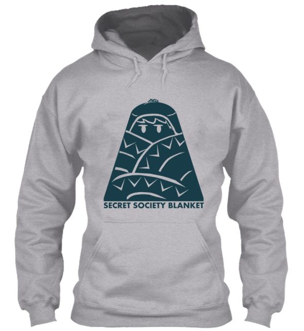 secret society blanket logo hoodie