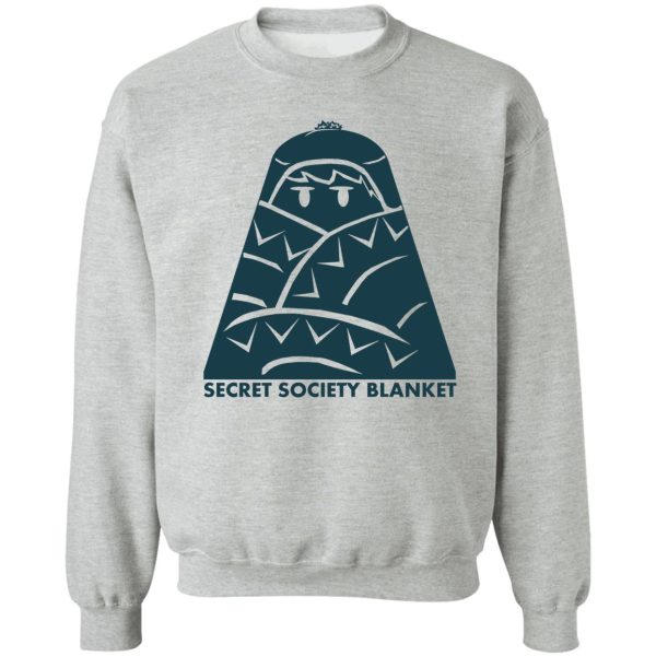secret society blanket logo sweatshirt