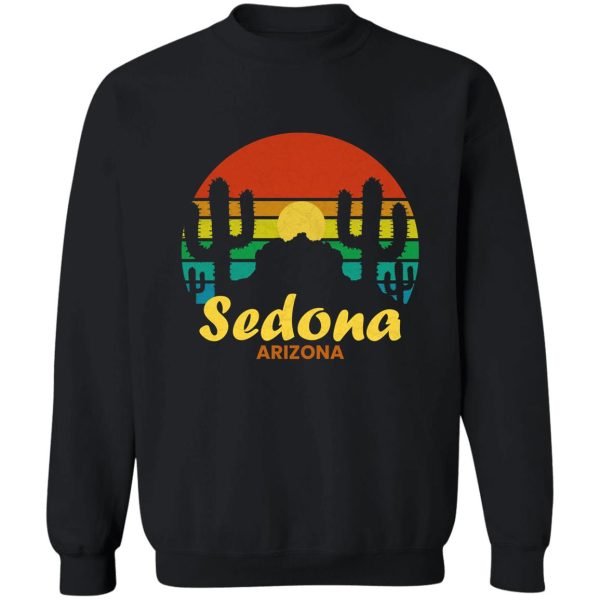 sedona city arizona sunset sweatshirt