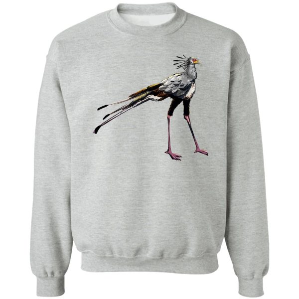 sekretärvogel (secretary bird) sweatshirt