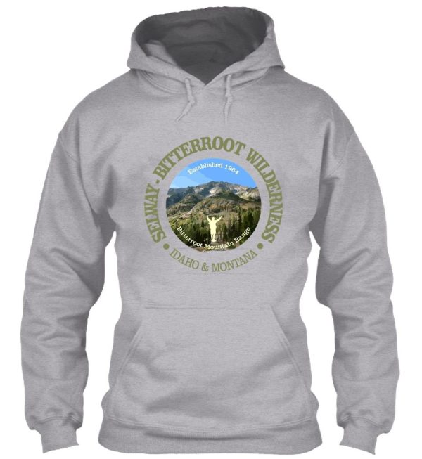 selway-bitterroot wilderness (wa) hoodie