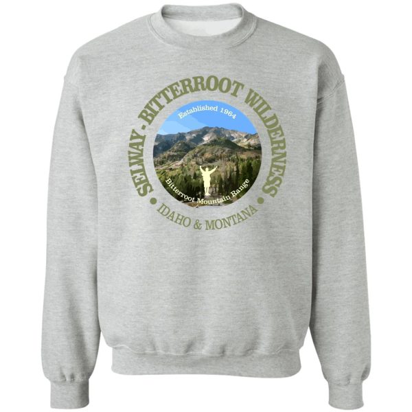 selway-bitterroot wilderness (wa) sweatshirt