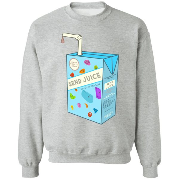 send juice - chalky chocolate sweatshirt