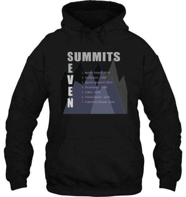 seven summits hoodie