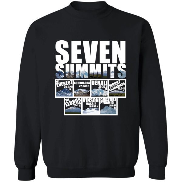 seven summits sweatshirt