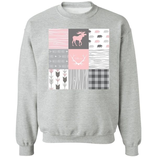 shape pattern camping sweatshirt