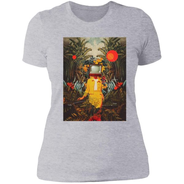 she came from the wilderness lady t-shirt