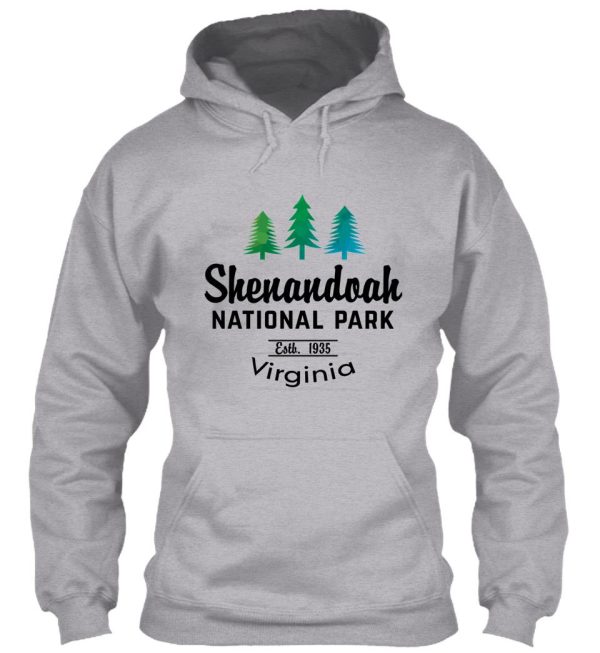 shenandoah national park virginia mountains hiking biking camping explore nature hoodie