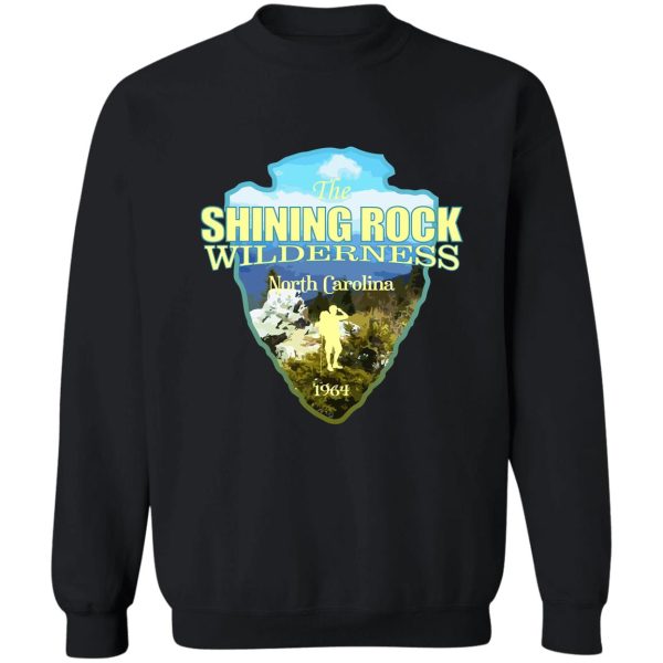 shining rock wilderness (arrowhead) sweatshirt