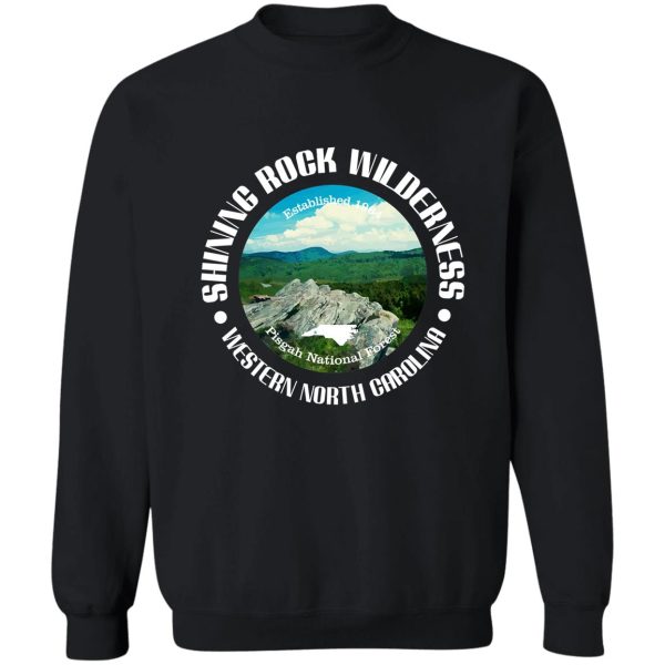 shining rock wilderness (wa) sweatshirt