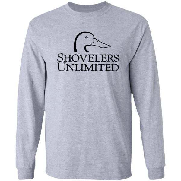 shovelers unlimited [black print] long sleeve