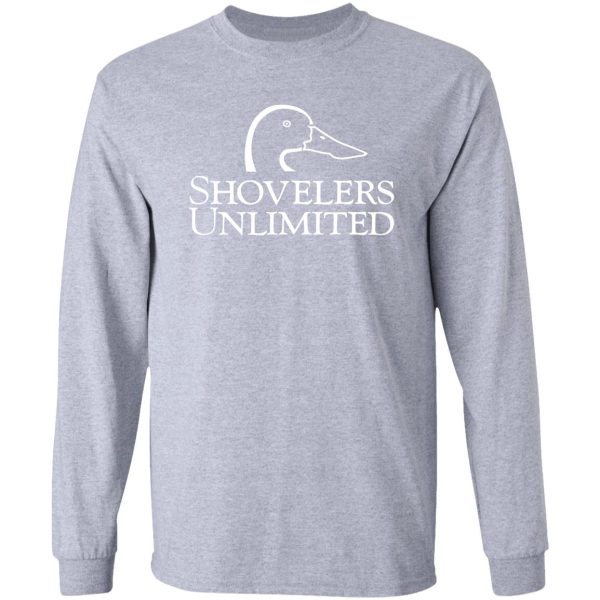 shovelers unlimited [white print] long sleeve