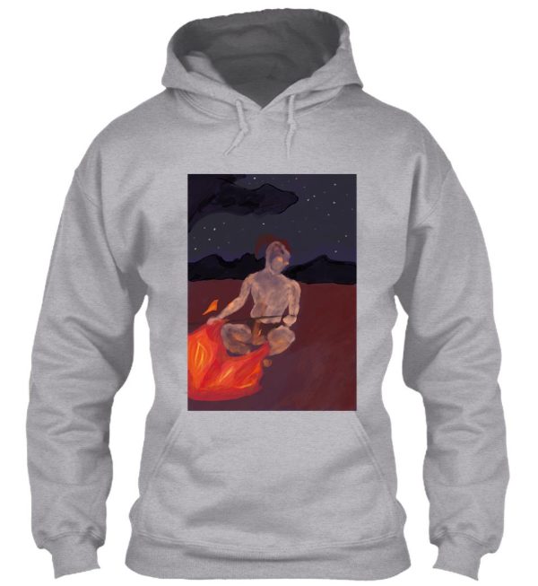 sitting by the campfire hoodie