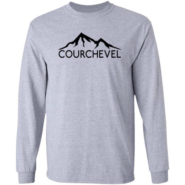 ski courchevel france skiing mountains hiking climbing long sleeve