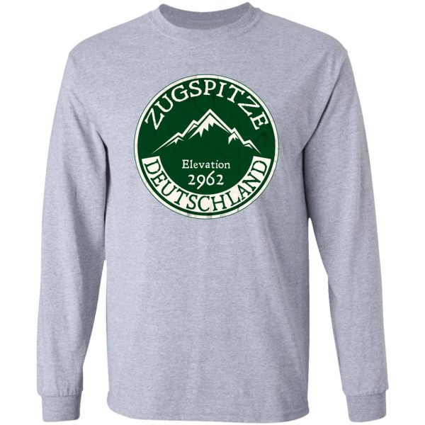 ski zugspitze deutschland skiing mountain germany garmisch-partenkirchen long sleeve