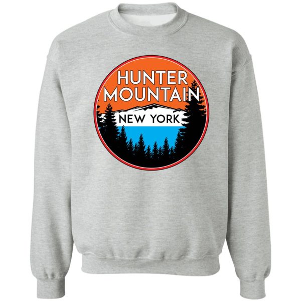 skiing hunter mountain new york ski snowboard skier 2 sweatshirt