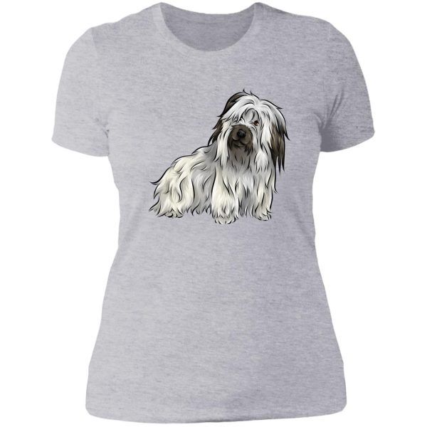 skye terrier cute dogs collection lady t-shirt