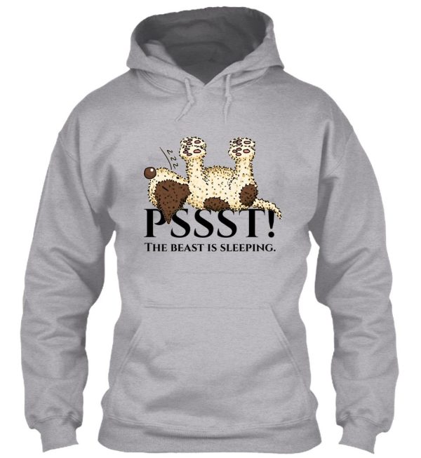 sleeping lagotto hoodie