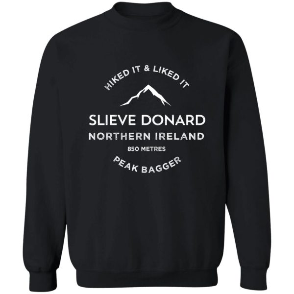 slieve donard-northern ireland-mountain-peakbagging sweatshirt