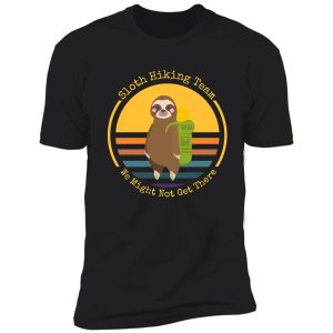 sloth hiking team shirt